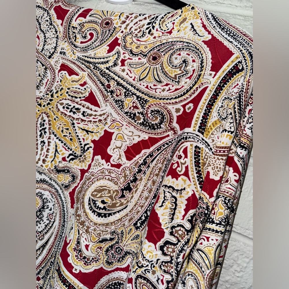 JM Collection women’s Sz L Blouse Shirt Top Mature ✨ - Picture 9 of 9